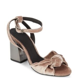 ALEX + ALEX Velvet Block Heel Sandals Size 11